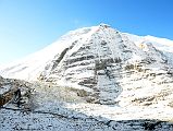 04 Dhaulagiri North Face and Dhaulagiri Glacier From Dhaulagiri Base Camp 4681m Around Dhaulagiri 